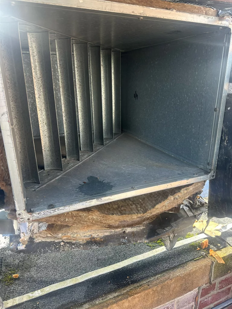South Farnham School, Farnham – Kitchen Extract Ductwork Replacement project photograph 9