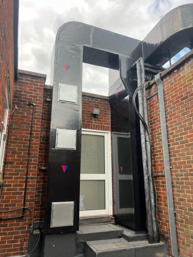 South Farnham School, Farnham – Kitchen Extract Ductwork Replacement project photograph 5