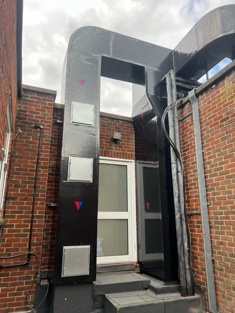 South Farnham School, Farnham – Kitchen Extract Ductwork Replacement project photograph 6