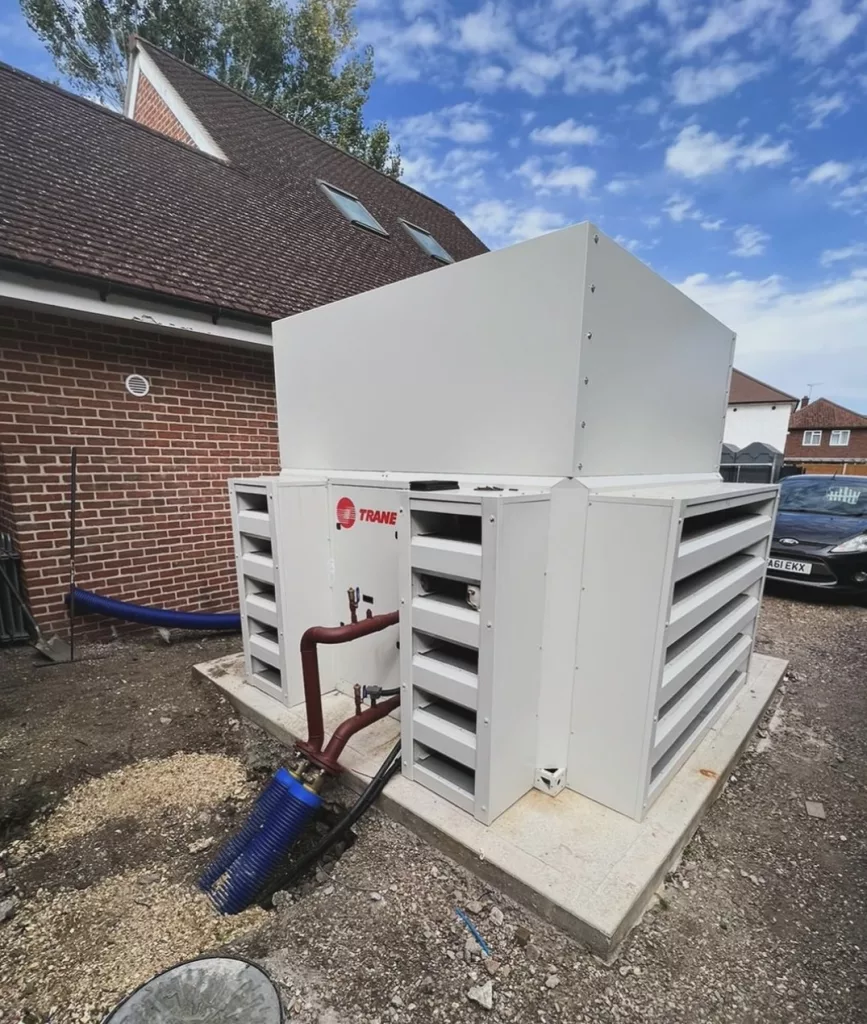 Lowther Primary School, Barnes – Heat Pump Decarbonisation & Zonal Controls Upgrade project photograph 2
